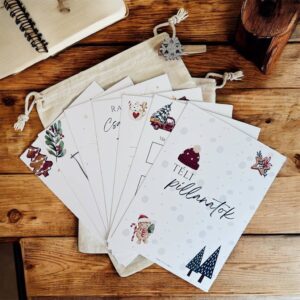 babanapló téli kártyacsomag gyerekeknek